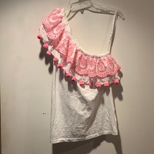 Lilly Pulitzer one sided summer cotton shirt